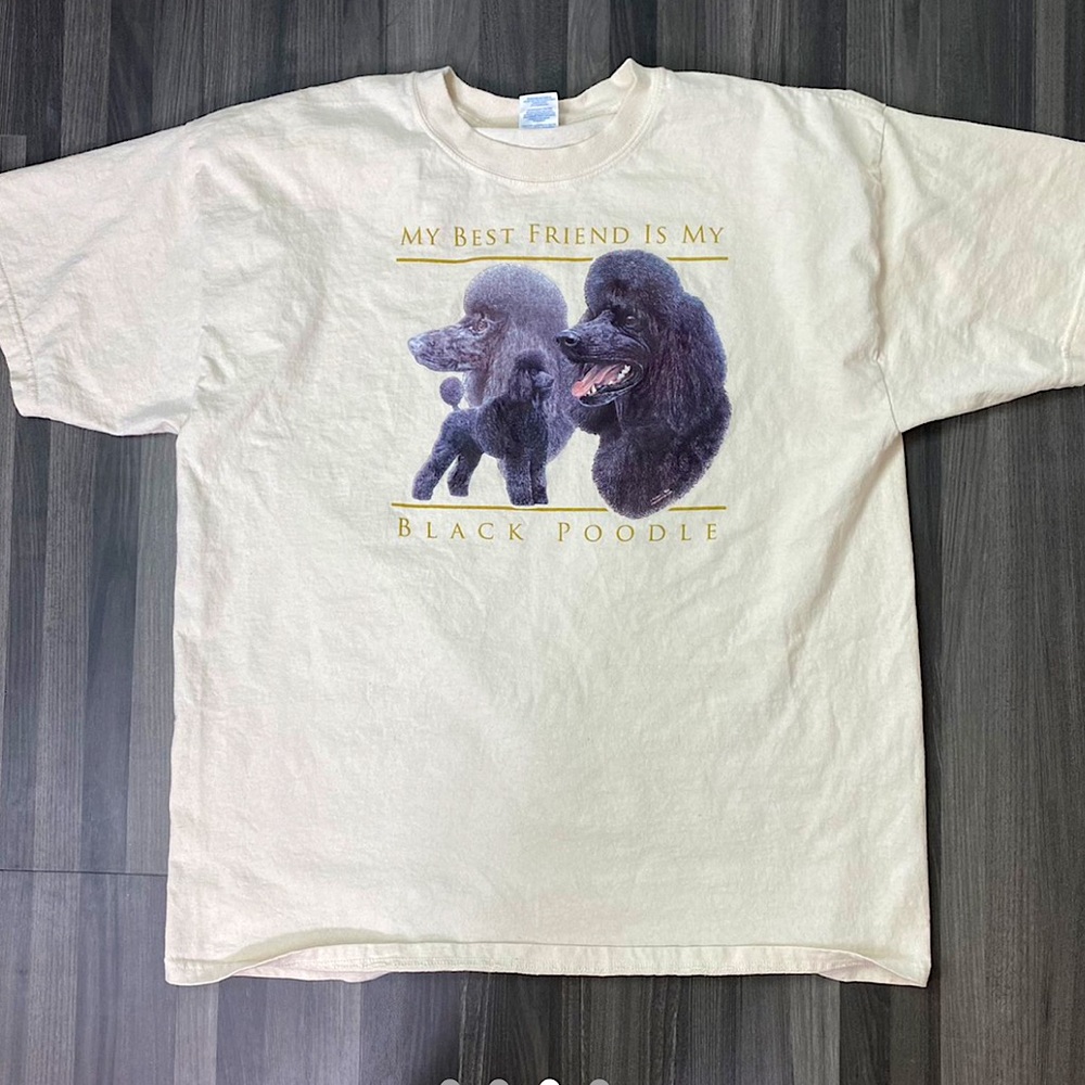 My best friend is my black poodle T-shirt